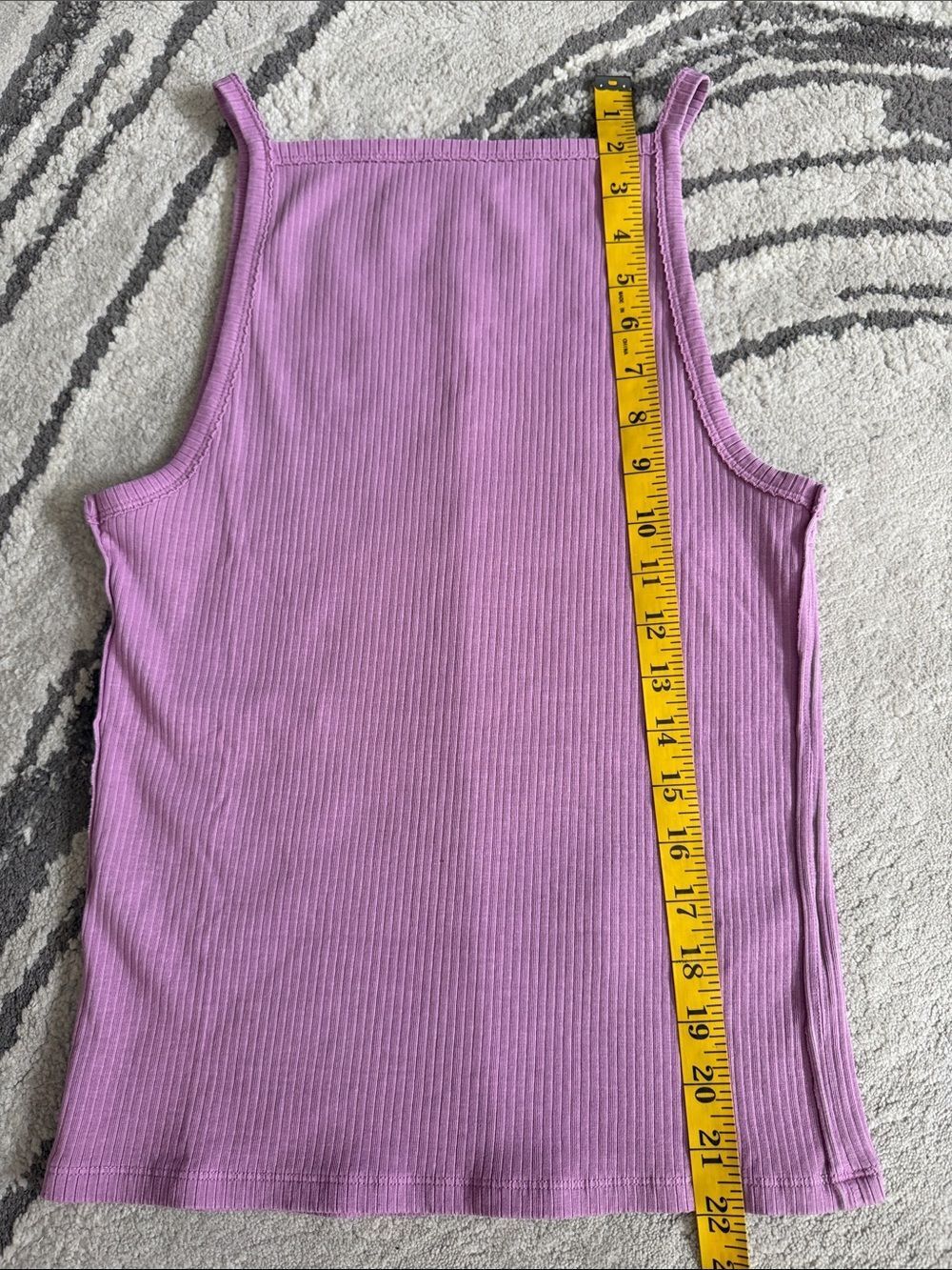 NWOT Free People MIA Ribbed Square-Neck Tank - Picture 7 of 9